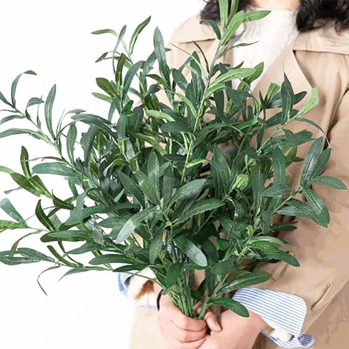 5pcs Artificial Olive Branches for Vases Decor