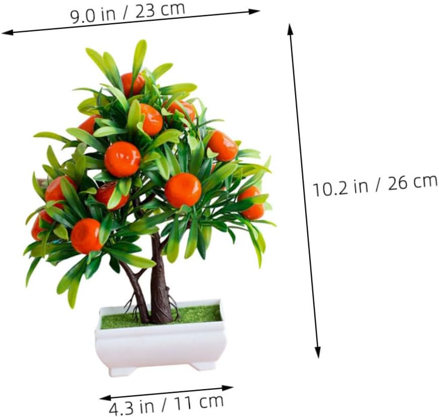 Faux Fruit Tree Decor Artificial Bonsai Plant