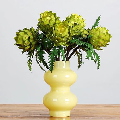 Lovmeety 3Pcs Artificial Artichokes for Home Decor