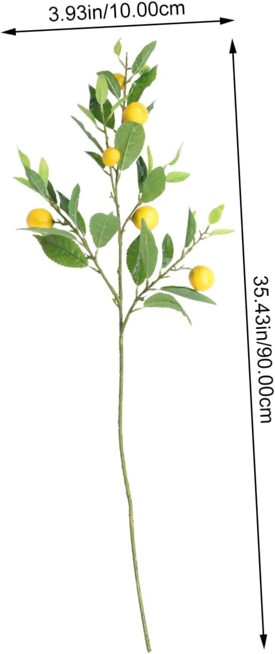 Chic Artificial Lemon Branch Decor for Home and Events