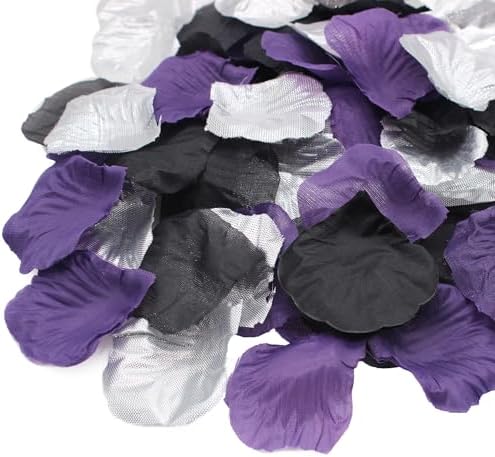 ALLHEARTDESIRES 900PCS Artifical Flower Petals for Weddings and Parties