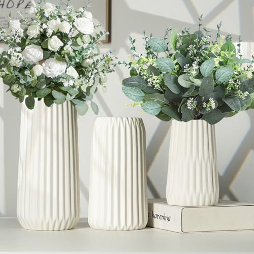 120 Pcs Mixed Eucalyptus Leaves Stems for Wedding Decor