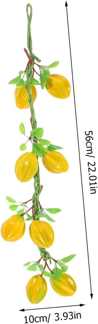 Zerodeko Artificial Fruit Garland 2pcs