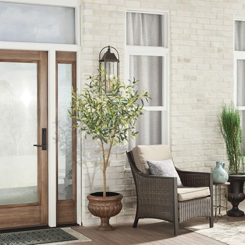 GOVIRAYE Artificial Olive Tree 5ft - Lifelike Indoor Faux Plant