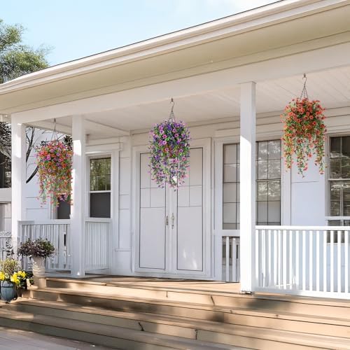 Artificial Daisy and Eucalyptus Flowers for Outdoor Decor