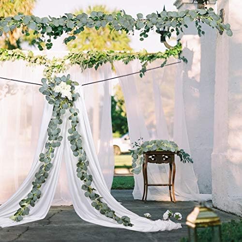 3Pack Artificial Eucalyptus Garland for Wedding and Home Decor