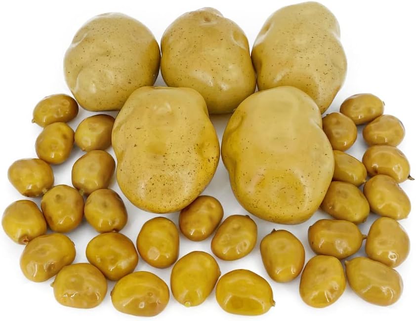 Laiiqi 35 Pcs Artificial Potato Decorations