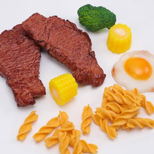 1pcs Artificial Steak Decoration Realistic Food Display Prop