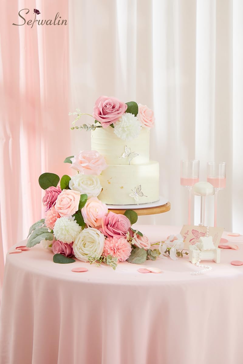 Serwalin Artificial Flowers for Wedding and Party Decor