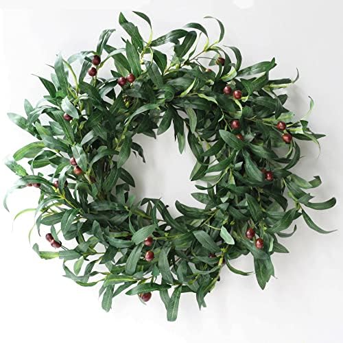 SzJias Artificial Olive Branches Faux Plants for Vases