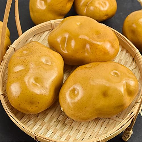 Lorigun Artificial Potatoes 5Pcs Realistic Foam Simulation