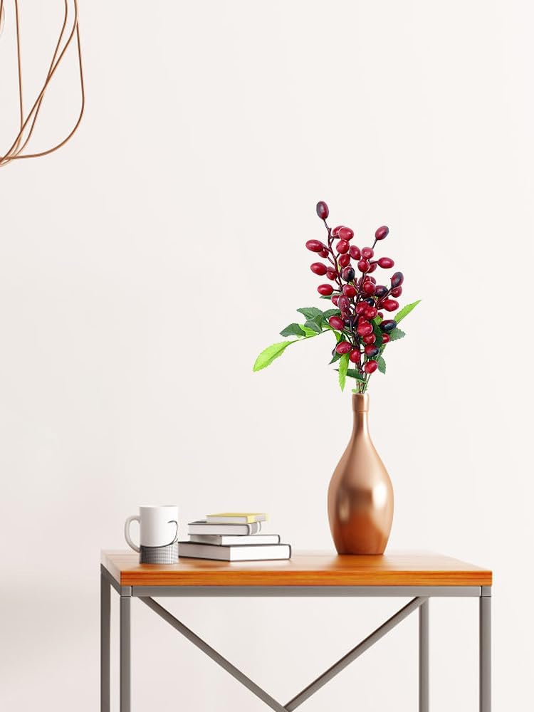 MISNODE 4PCS Artificial Olive Branches with Fruits 1
