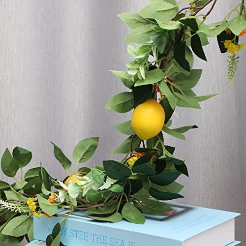 6 Ft Artificial Lemon Garland for Home Decor 1