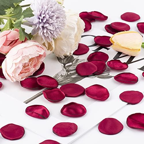 400 PCS Silk Red Rose Petals for Romantic Decor