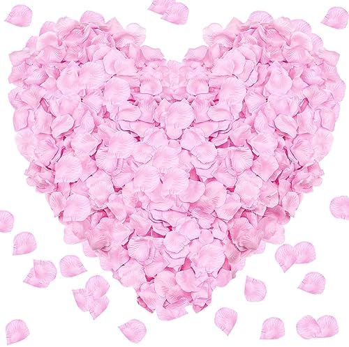 1000 Pieces Silk Rose Petals Artificial Flowers Light Pink