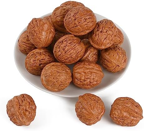 Hagao Fake Walnut Artificial Vegetables 20PCS Kitchen Decoration