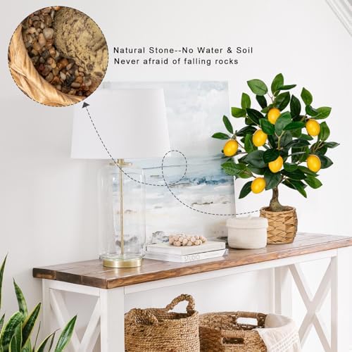 Oairse Artificial Lemon Tree 173 Inch Indoor Decor