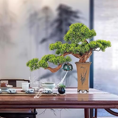 FAFACAI Artificial Bonsai Tree Gray