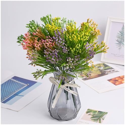 Xiao Hua 6Pcs Star Fruit Artificial Flowers White