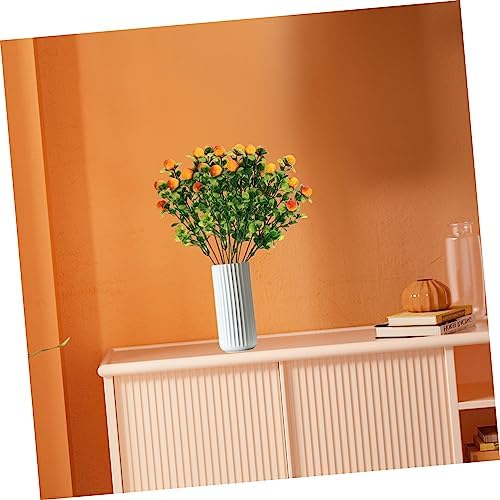 Cabilock 2pcs Vivid Artificial Fruit Branches for Home Decor