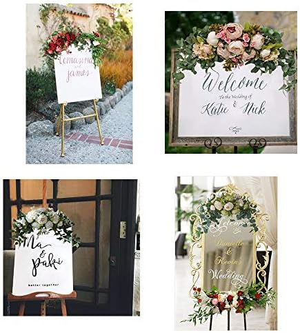 HS BRIDAL 30 Inch Artificial Floral Swag for Wedding Arch