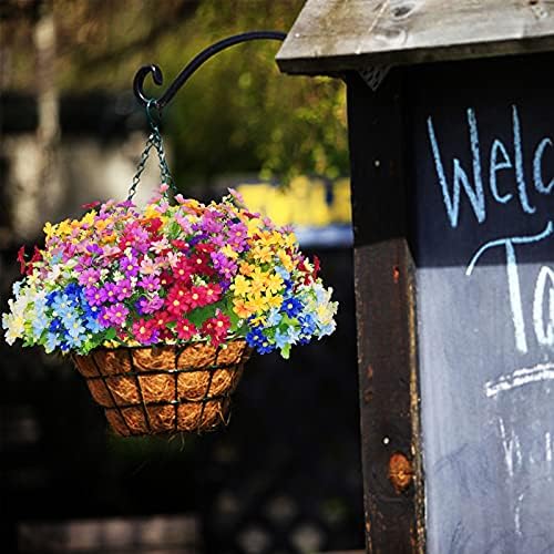 12Pcs Artificial Flowers Set for Home Garden Decor