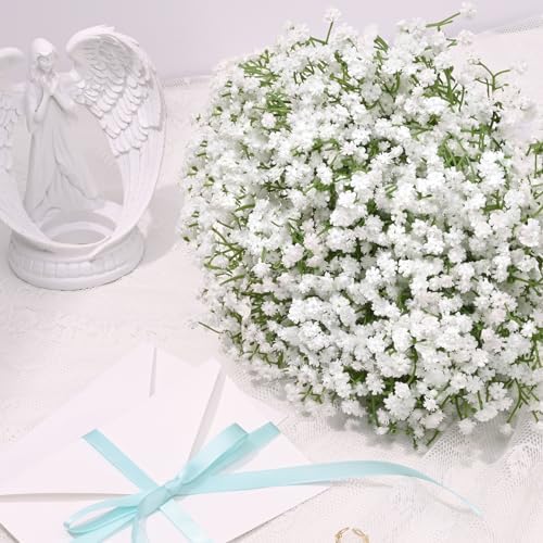 30 Pcs Baby Breath Artificial Flowers for Wedding Decor