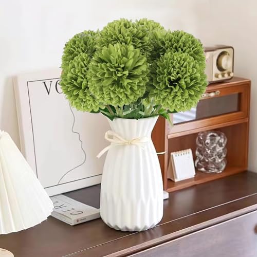 Hananona 12 Pcs Artificial Chrysanthemum Flowers Ball