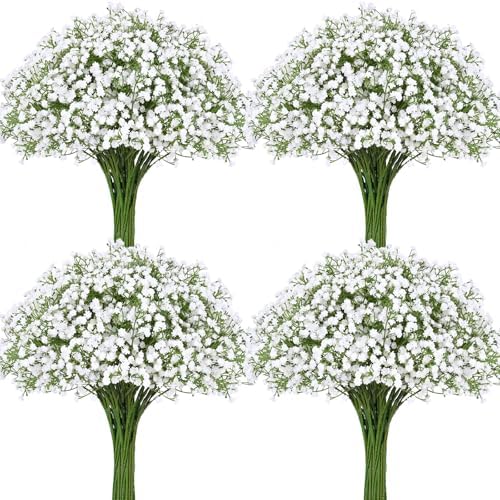 30 Pcs Baby Breath Artificial Flowers for Wedding Decor