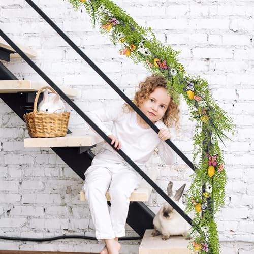 belupai Artificial Lemon Vine Garland 69in