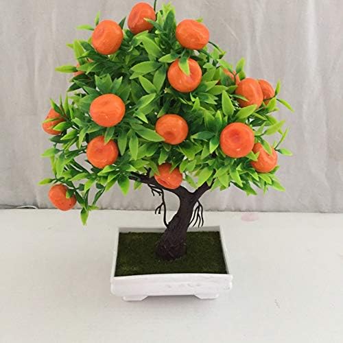 Artificial Orange Tree Bonsai Potted Plant for Home Decor