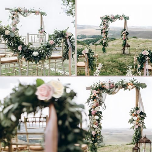 White Roses Artificial Flowers 100PCS for Wedding Decor