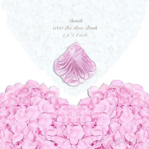 1000 Pieces Silk Rose Petals Artificial Flowers Light Pink