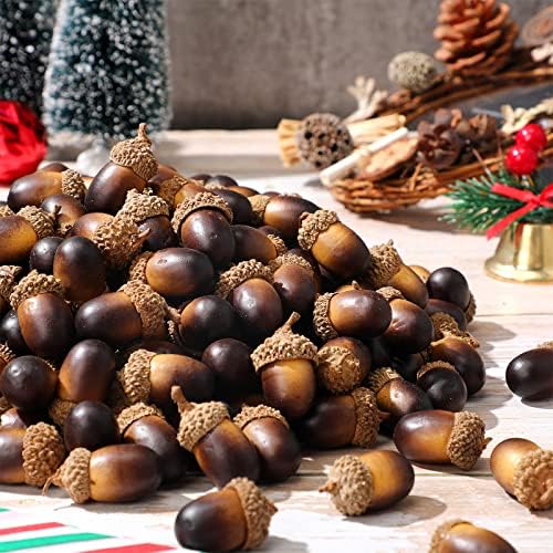 Syhood 300 Piece Artificial Acorn Decor Set