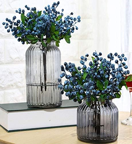 Fake Artificial Blueberries 20 Pack for Home Decor