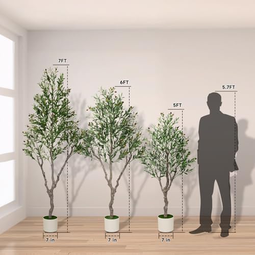 Olive Trees Artificial Plant Indoor 6FT Tall Faux Olive Tree