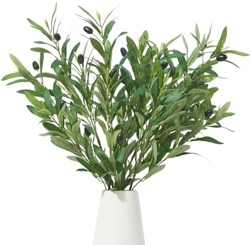 Heleze 35 Inch Artificial Olive Branches 4PCS