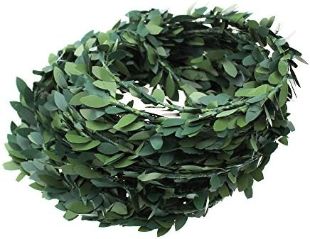 LJY 328 Yards Artificial Ivy Garland for Wedding Party DIY Headbands