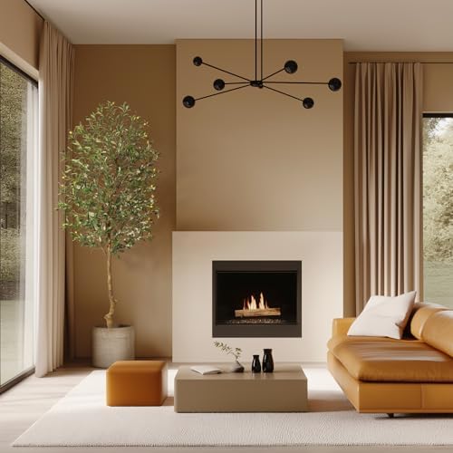 IDEALHOUSE 7FT Artificial Olive Tree with Realistic Trunk and Fruits