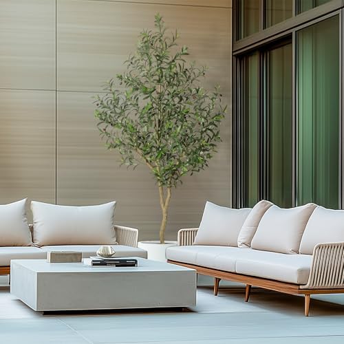 GarveeHome Olive Trees Artificial Indoor 7ft Faux Silk Plant