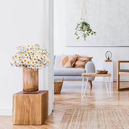AmyHomie Artificial Silk Daisy Flowers for Home Wedding Decor