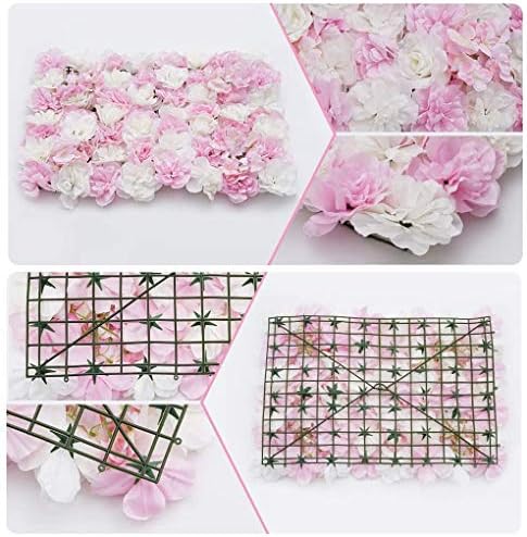 OWERU Artificial Flower Wall Panel 24x16 Inch