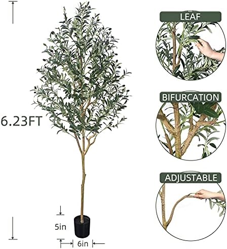 Phimos Artificial Olive Tree 623FT Tall Fake Potted Plant