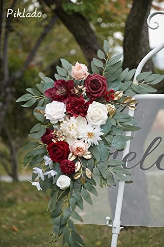 Faux Flower Swag Set of 2 for Wedding Welcome Signs
