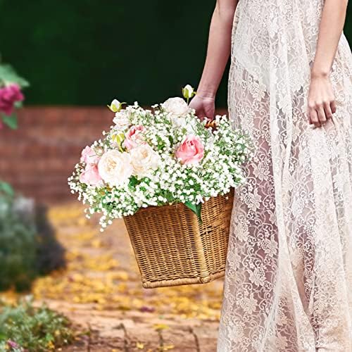 Babys Breath Artificial Flowers 6 Pcs Real Touch Wedding Decor