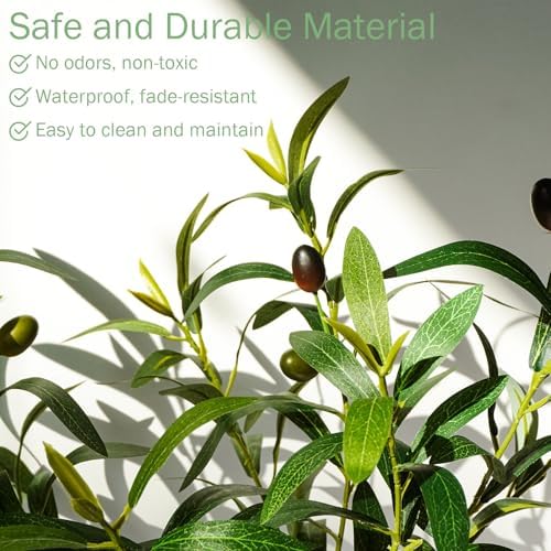 Fake Olive Plants 2FT Artificial Indoor Decor Tree
