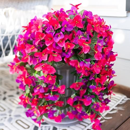 HyeFlora Bougainvillea Artificial Hanging Flowers 2pcs