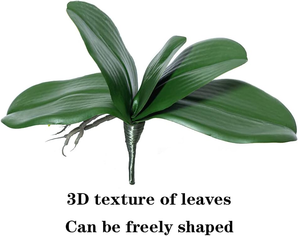 Duyone Artificial Orchid Set 35 Inch 4 Pcs Real Touch
