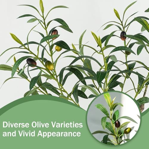 Fake Olive Plants 2FT Artificial Indoor Decor Tree