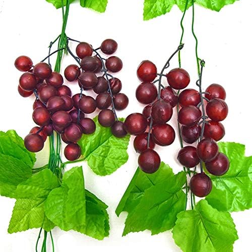 ASkinds 5Pcs Artificial Grapes Vines Leaves Garland